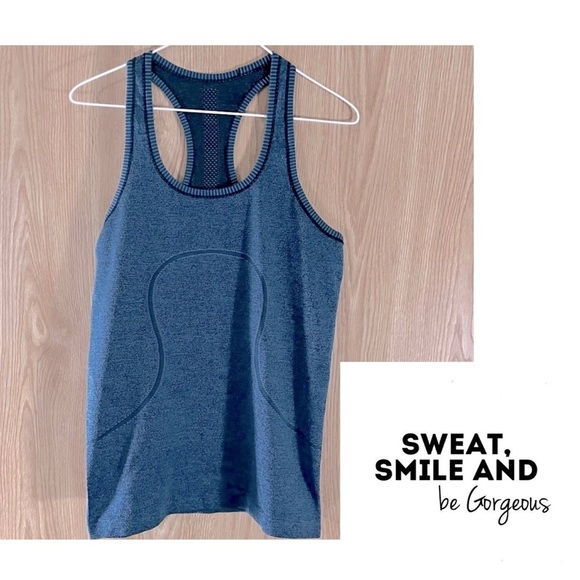 Lululemon Blue/Gray Workout Yoga Joggers Top - Picture 1 of 4